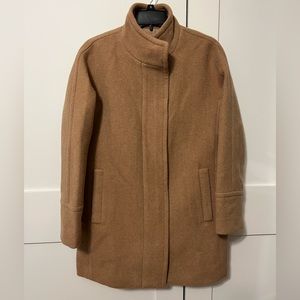 EUC Camel J Crew Cocoon Womens coat, size 4
